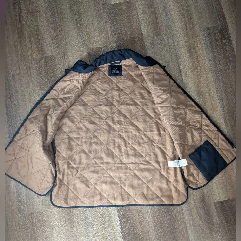 J. Crew Quilted Navy Walker Puffer Vest Size XL
